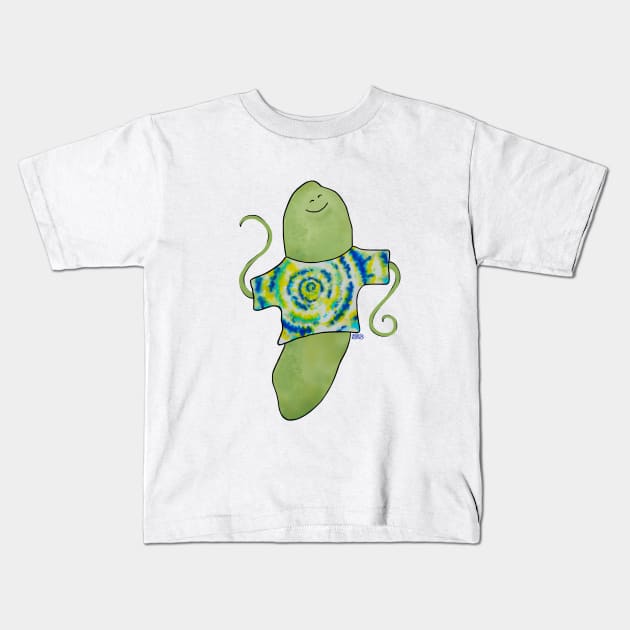 Grateful Gherkin Kids T-Shirt by kimO